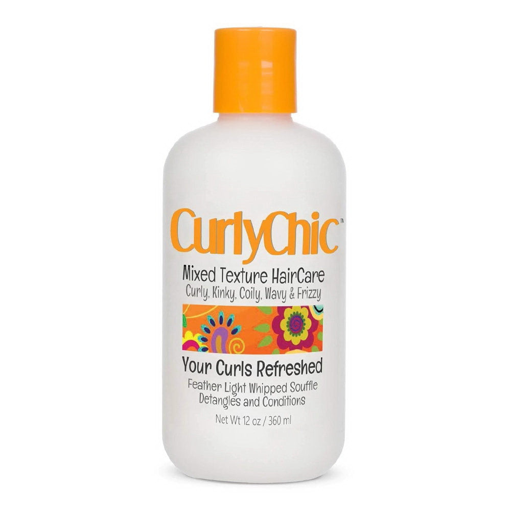 CurlyChic Your Curls Refreshed Feather Light Whipped Souffle, 12 Oz